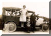 Ina with sister Isa, her husband James and their new car!